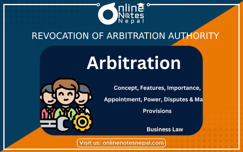 Revocation of Arbitration Authority